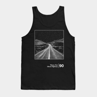Ghost Highway - Minimalist Style Graphic Design Tank Top